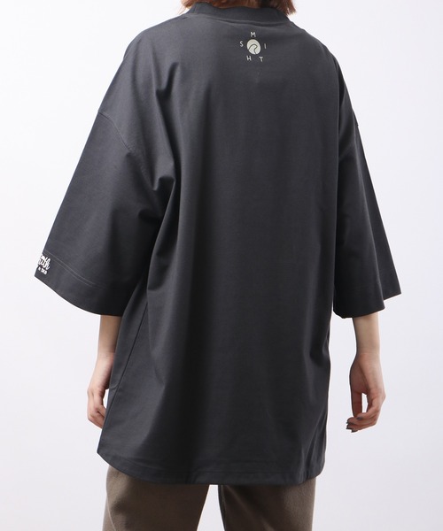 Sunny Smith(サニースミス)の「Sunnysmith 11.6ウルトラヘビーオンス Heavy Smith ロゴ刺繍 Tシャツ 半袖(Tシャツ/カットソー・メンズ・オフホワイト/チャコールグレー/ネイビー/グリーン・F)」の16枚目の写真