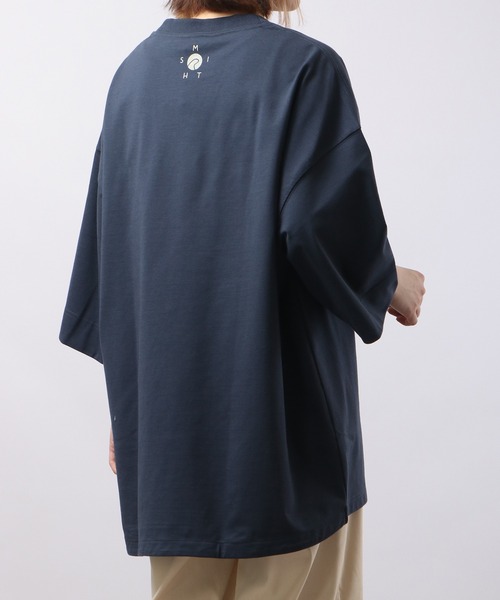 Sunny Smith(サニースミス)の「Sunnysmith 11.6ウルトラヘビーオンス Heavy Smith ロゴ刺繍 Tシャツ 半袖(Tシャツ/カットソー・メンズ・オフホワイト/チャコールグレー/ネイビー/グリーン・F)」の22枚目の写真