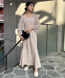 one after another NICE CLAUP | 【one-piece collection】2wayボレロ×キャミワンピースセット(ワンピース)