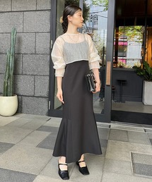 one after another NICE CLAUP | 【one-piece collection】2wayボレロ×キャミワンピースセット(ワンピース)