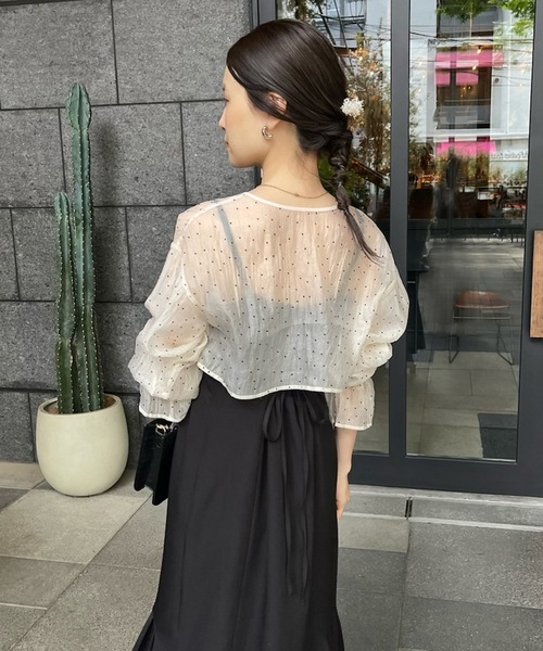 one after another NICE CLAUP(ワンアフターアナザーナイスクラップ)の「【one-piece collection】2wayボレロ×キャミワンピースセット(ワンピース・レディース・アイボリー/ブラック/ベージュ・FREE)」の12枚目の写真