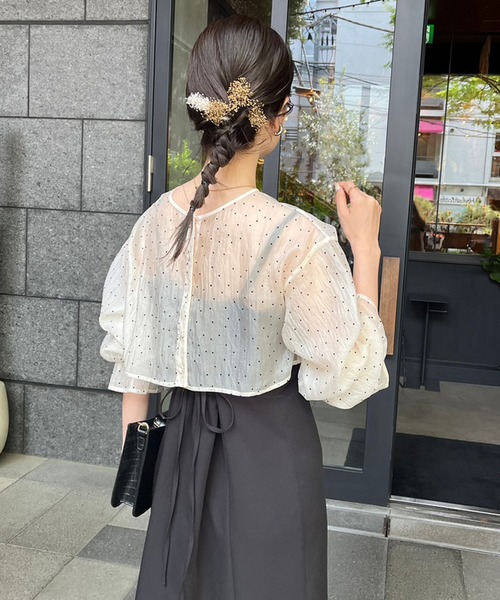 one after another NICE CLAUP(ワンアフターアナザーナイスクラップ)の「【one-piece collection】2wayボレロ×キャミワンピースセット(ワンピース・レディース・アイボリー/ブラック/ベージュ・FREE)」の10枚目の写真