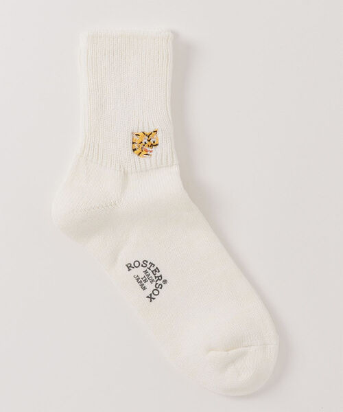 ROSTER SOX(ロスターソックス)の「【ROSTER SOX/ロスターソックス】虎福ベトソックス 日本製 ワンポイント刺繍(ソックス/靴下・メンズ・ブラック/オフホワイト/ボルドー・FREE)」の4枚目の写真