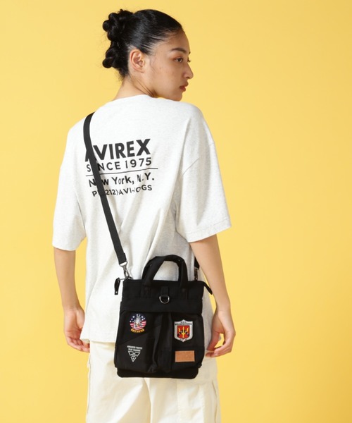 AVIREX（アヴィレックス）の「TOP GUN MINI HELMET SHOULDER BAG/ トップガン ミニヘルメットショルダーバッグ（ショルダーバッグ・レディース・オリーブ/ブラック・FREE）」の7枚目の写真