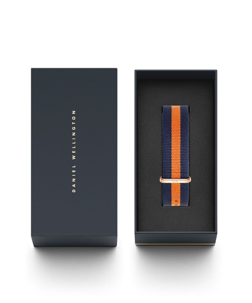 Daniel Wellington(ダニエルウェリントン)の「【ZOZO限定】 DW 交換ベルト/バンド/ストラップ NATOタイプ(アナログ腕時計・メンズ・オレンジ/ライトオレンジ系/ライトオレンジ系1/オレンジ系その他・18mm/20mm)」の5枚目の写真