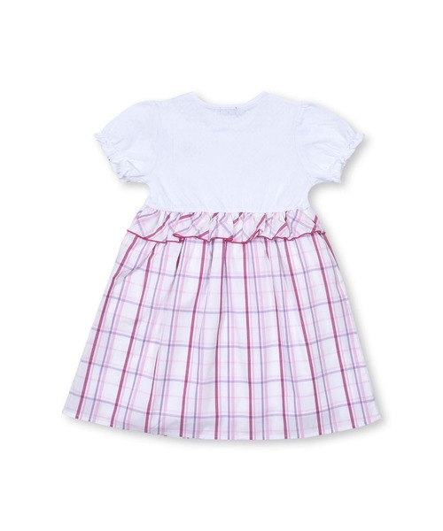 BeBe(ベベ)の「BeBe/【お揃い】チェック柄ドッキングワンピース(80~140cm)(ワンピース・キッズ・ピンク系その他/ブルー系その他・130/140/100/90/80/120/110)」の22枚目の写真