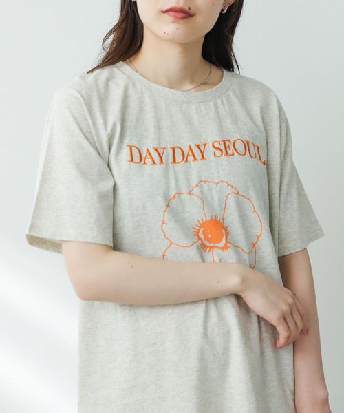 SENSE OF PLACE by URBAN RESEARCH(センスオブプレイスバイアーバンリサーチ)の「『別注』DAY DAY SEOUL×SENSE OF PLACE グラフィックTシャツ(Tシャツ/カットソー・レディース・その他2/その他1/その他3・ONE)」の8枚目の写真