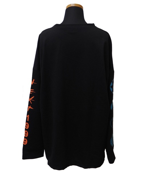 DiamondHearts（ダイヤモンドハーツ）の「アシンメトリーデザインロングTシャツ（Tシャツ/カットソー・レディース・ブラック/ホワイト/グレー・FREE）」の14枚目の写真