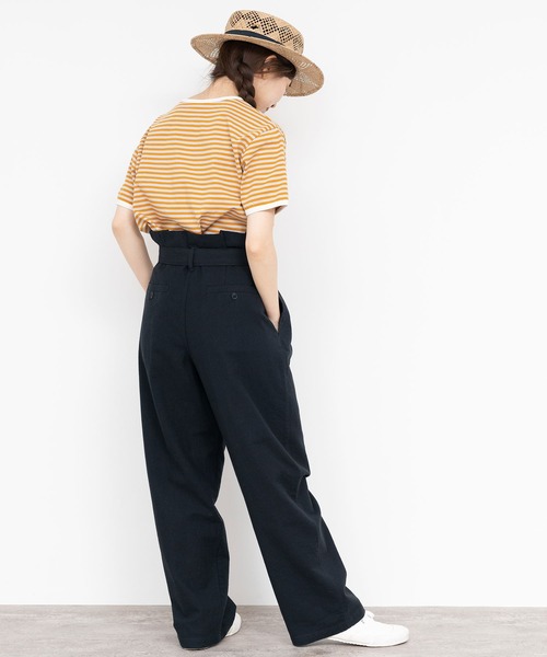 PAR ICI（パーリッシィ）の「コットンリネン ウエストリボンボリュームパンツ（その他パンツ・レディース・ブラック/ベージュ・FREE）」の11枚目の写真