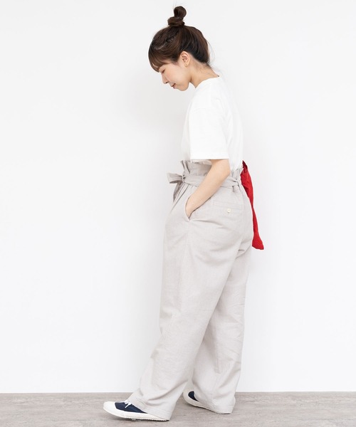 PAR ICI（パーリッシィ）の「コットンリネン ウエストリボン