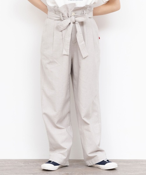 PAR ICI（パーリッシィ）の「コットンリネン ウエストリボンボリュームパンツ（その他パンツ・レディース・ブラック/ベージュ・FREE）」の13枚目の写真