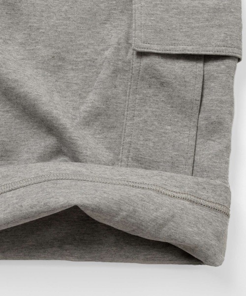 GLAZOS（グラソス）の「スムース・ワイドカーゴハーフパンツ（カーゴパンツ・キッズ・ネイビー/グレー・160cm/140cm/150cm/170cm）」の14枚目の写真