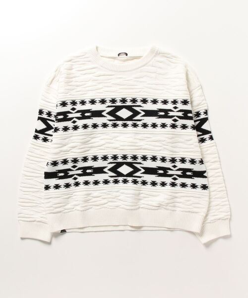 DENHAM(デンハム)の「DENHAM/デンハム/GRACE COTTON KNIT(ニット/セーター・レディース・ホワイト・M)」の1枚目の写真