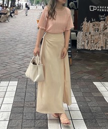 Ambre Ciel | タックナロースリットスカート／【WEB/EC限定商品】(スカート)