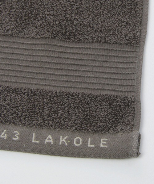 LAKOLE(ラコレ)の「やわらかバスタオル / 196429(バス/トイレグッズ・レディース・チャコール/アイボリー・FREE)」の3枚目の写真