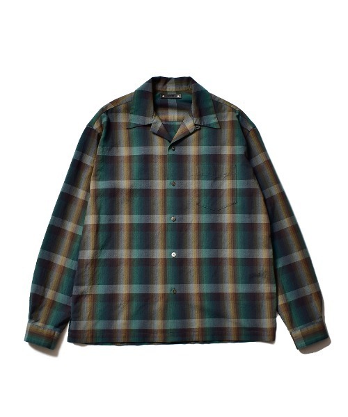 MINEDENIM（マインデニム）の「TWN Check Open Collar L/S SH
