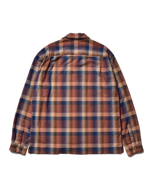 MINEDENIM（マインデニム）の「TWN Check Open Collar L/S SH