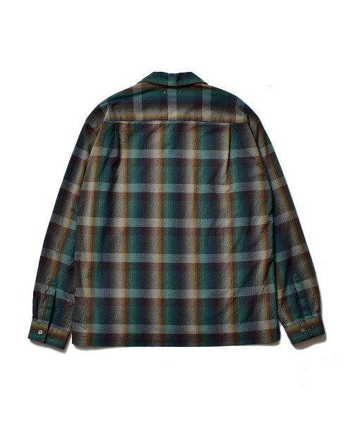 MINEDENIM（マインデニム）の「TWN Check Open Collar L/S SH