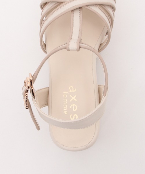 ぽん❤︎   サンダル  ❤︎  アクシーズ リボン使いスニーカーサンダル【Web限定価格】 | axes femme online shop