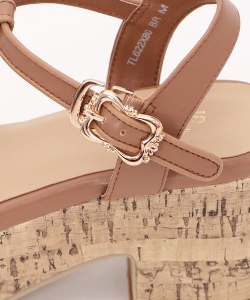 セール】パイピングストラップサンダル（サンダル）｜axes femme