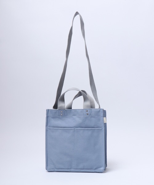 ROOTOTE(ルートート)の「ROOTOTE スクエアキャンバス2WAYミニトートバッグ(トートバッグ・メンズ・ブルー/セージグリーン/ダークグレー・FREE)」の19枚目の写真