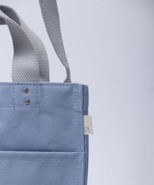 ROOTOTE(ルートート)の「ROOTOTE スクエアキャンバス2WAYミニトートバッグ(トートバッグ・メンズ・ブルー/セージグリーン/ダークグレー・FREE)」の21枚目の写真