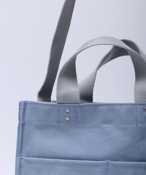 ROOTOTE(ルートート)の「ROOTOTE スクエアキャンバス2WAYミニトートバッグ(トートバッグ・メンズ・ブルー/セージグリーン/ダークグレー・FREE)」の20枚目の写真