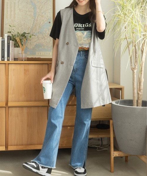 Ada.(エイダ)の「イラストプリントTシャツ(Tシャツ/カットソー・レディース・ブラック/ホワイト・FREE)」の20枚目の写真