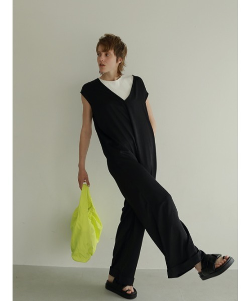 AMAIL(アマイル)の「Wrinkles tote(トートバッグ・レディース・イエロー/アイボリー・FREE)」の16枚目の写真