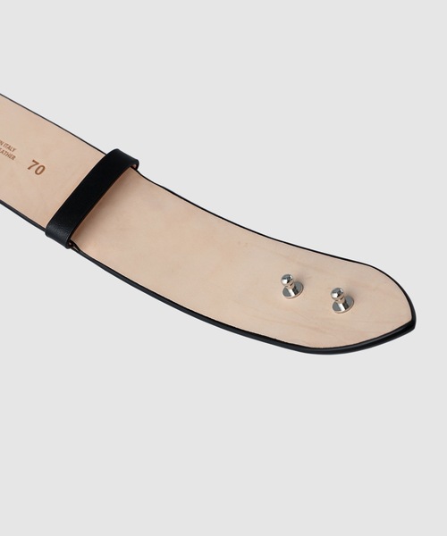 Maison Margiela(メゾンマルジェラ)の「"" - belt(ベルト・メンズ・ブラック・70/80)」の3枚目の写真