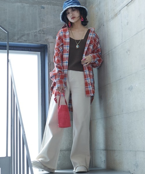 GEVS.（ジェイヴィス）の「＜大きいサイズ＞ ニットビスチェ GEVS.（ニット/セーター・レディース・ブラウン/グレー・L/LL/3L/4L/5L）」の20枚目の写真