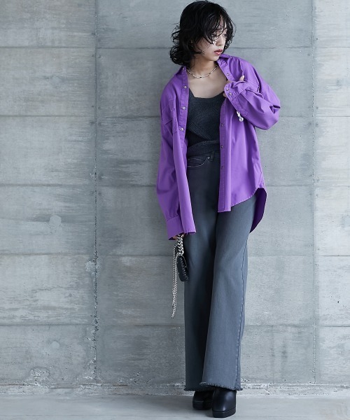 GEVS.（ジェイヴィス）の「＜大きいサイズ＞ ニットビスチェ GEVS.（ニット/セーター・レディース・ブラウン/グレー・L/LL/3L/4L/5L）」の15枚目の写真