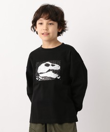 GLOBAL WORK | ヘビロッTEE／スパンコール/907686(Tシャツ/カットソー)