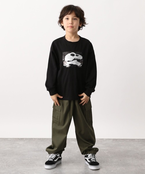 GLOBAL WORK(グローバルワーク)の「ヘビロッTEE/スパンコール/907686(Tシャツ/カットソー・キッズ・ブラック系その他/ブラック・100cm/110cm/120cm/130cm/140cm/150cm/160cm)」の19枚目の写真