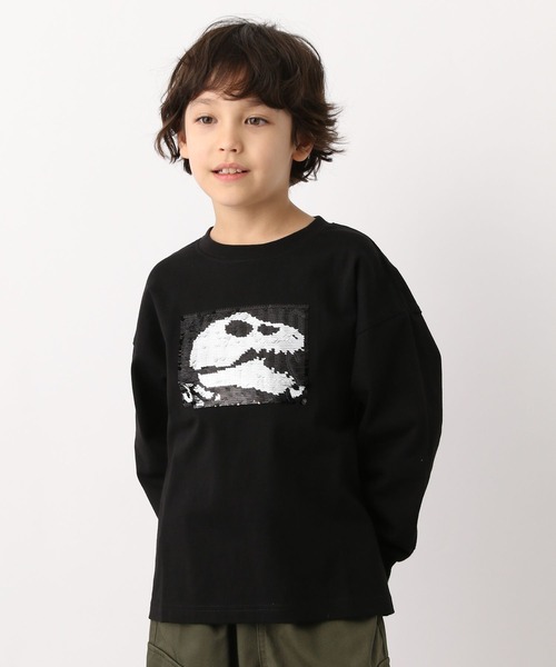 GLOBAL WORK(グローバルワーク)の「ヘビロッTEE/スパンコール/907686(Tシャツ/カットソー・キッズ・ブラック系その他/ブラック・100cm/110cm/120cm/130cm/140cm/150cm/160cm)」の20枚目の写真
