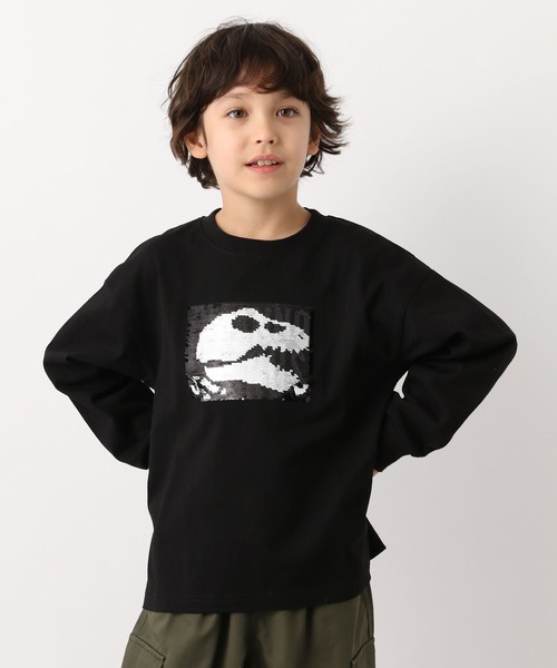GLOBAL WORK(グローバルワーク)の「ヘビロッTEE/スパンコール/907686(Tシャツ/カットソー・キッズ・ブラック系その他/ブラック・100cm/110cm/120cm/130cm/140cm/150cm/160cm)」の21枚目の写真