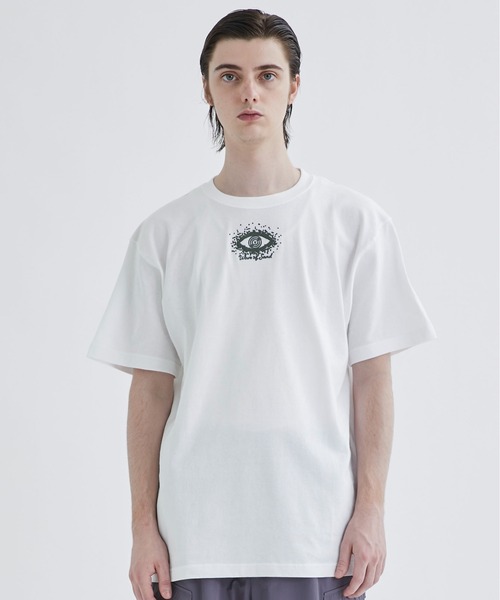 STUDIOUS SELECT（ステュディオスセレクト）の「【Wave of Sand／ウェーブ オブ サンド】PRINT LOGO T SHIRTS（Tシャツ/カットソー・メンズ・ホワイト・2/3）」の3枚目の写真