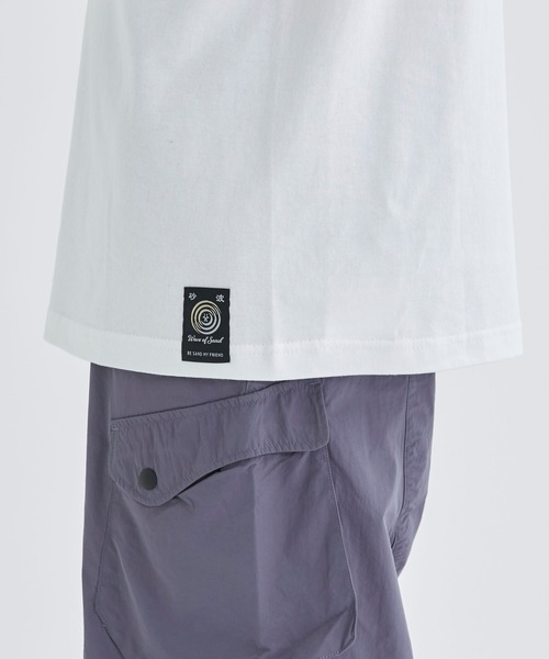 STUDIOUS SELECT（ステュディオスセレクト）の「【Wave of Sand／ウェーブ オブ サンド】PRINT LOGO T SHIRTS（Tシャツ/カットソー・メンズ・ホワイト・2/3）」の10枚目の写真