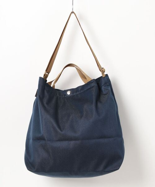 KELTY（ケルティ）の「【KELTY/ケルティ】シーズン限定デニム調ショルダー付きトートバッグ/DENIM TOTE WITH BELT（トートバッグ・メンズ・ネイビー/ダークネイビー・FREE）」の8枚目の写真