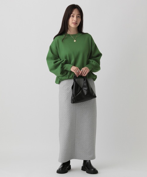 saloon（サルーン）の「SALOON(サルーン)/フリルハンドルミニショルダー（ショルダーバッグ・レディース・ブラック/グリーン/アイボリー・FREE）」の5枚目の写真