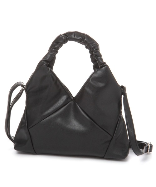 saloon（サルーン）の「SALOON(サルーン)/フリルハンドルミニショルダー（ショルダーバッグ・レディース・ブラック/グリーン/アイボリー・FREE）」の8枚目の写真