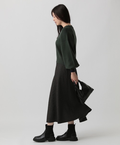 saloon（サルーン）の「SALOON(サルーン)/フリルハンドルミニショルダー（ショルダーバッグ・レディース・ブラック/グリーン/アイボリー・FREE）」の11枚目の写真