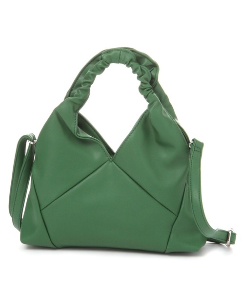 saloon（サルーン）の「SALOON(サルーン)/フリルハンドルミニショルダー（ショルダーバッグ・レディース・ブラック/グリーン/アイボリー・FREE）」の21枚目の写真
