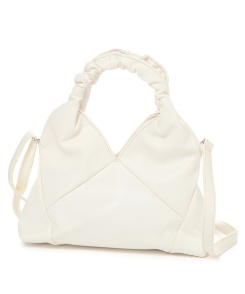 saloon（サルーン）の「SALOON(サルーン)/フリルハンドルミニショルダー（ショルダーバッグ・レディース・ブラック/グリーン/アイボリー・FREE）」の22枚目の写真