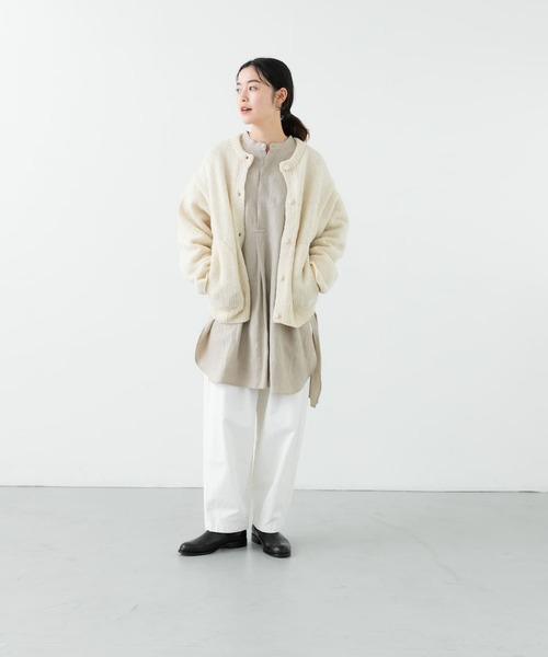 かぐれ（カグレ）の「ペルークルーネックカーディガン（ニット