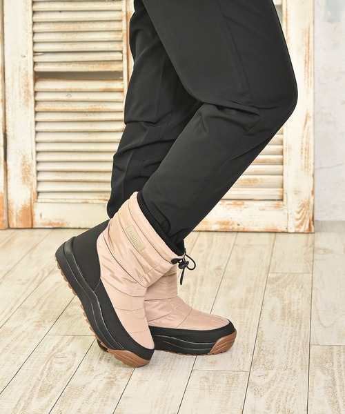 moz（モズ）の「moz(モズ)防水・防滑(スパイク付き) ダウンスノーブーツ（ブーツ・レディース・ブラック/ライトグレー/ブラウン/サンドベージュ・22.5cm/24.0cm/23.0cm/23.5cm/24.5cm）」の14枚目の写真