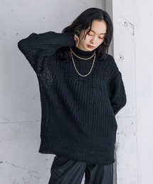 JEANASIS | サスティナブル3Gスカシアミニットプルオーバー/980534(ニット/セーター)