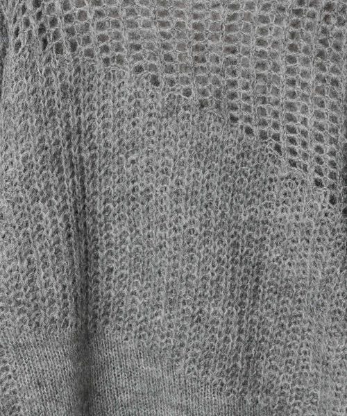 JEANASIS（ジーナシス）の「サスティナブル3Gスカシアミニットプルオーバー/980534（ニット/セーター・レディース・ブラック/グレー/ピンク・FREE）」の20枚目の写真