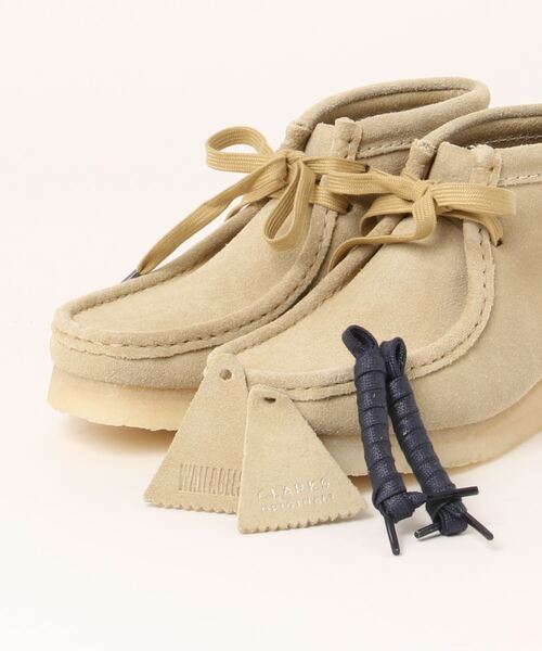 Clarks（クラークス）の「【CLARKS】Wallabee Boot. SUEDE（モカシン/デッキシューズ・レディース・ベージュ・23.5cm/24.5cm/24/23）」の4枚目の写真