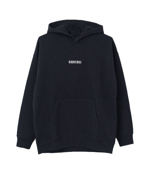 CONVERSE(コンバース)の「【裏起毛】CONVERSE 別注バックプリントフーディートレーナー(パーカー・キッズ・グレイッシュベージュ/杢グレー/ブラック・150/160/140/130)」の10枚目の写真